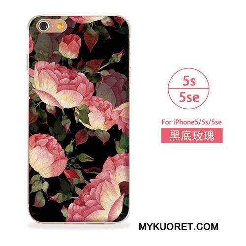 Kuori iPhone 5/5s Silikoni Ripustettavat Koristeet Sininen, Kotelo iPhone 5/5s Laukut Puhelimen Kuoret Valkoinen