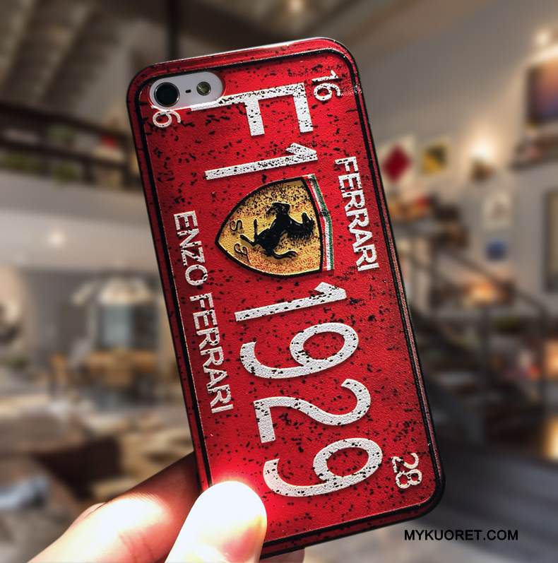 Kuori iPhone 5/5s Silikoni Ripustettavat Koristeet Yksinkertainen, Kotelo iPhone 5/5s Luova Pesty Suede Puhelimen Kuoret