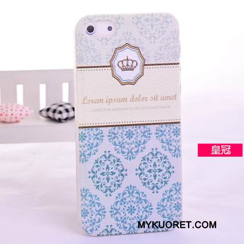 Kuori iPhone 5/5s Suojaus Kukkakuvio Puhelimen Kuoret, Kotelo iPhone 5/5s Monivärinen