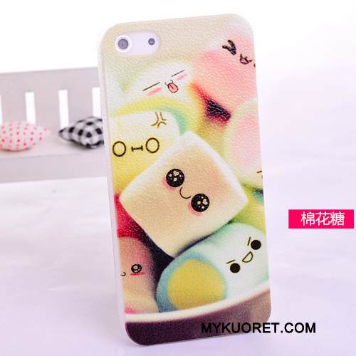 Kuori iPhone 5/5s Suojaus Kukkakuvio Puhelimen Kuoret, Kotelo iPhone 5/5s Monivärinen