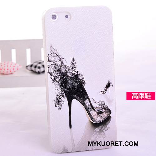 Kuori iPhone 5/5s Suojaus Kukkakuvio Puhelimen Kuoret, Kotelo iPhone 5/5s Monivärinen