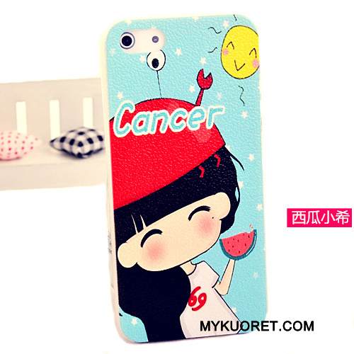 Kuori iPhone 5/5s Suojaus Kukkakuvio Puhelimen Kuoret, Kotelo iPhone 5/5s Monivärinen