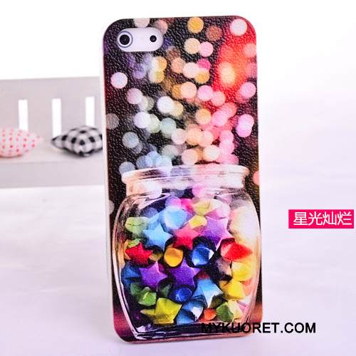 Kuori iPhone 5/5s Suojaus Kukkakuvio Puhelimen Kuoret, Kotelo iPhone 5/5s Monivärinen