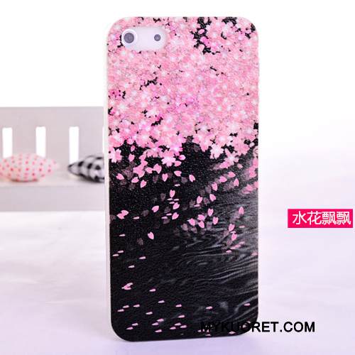Kuori iPhone 5/5s Suojaus Kukkakuvio Puhelimen Kuoret, Kotelo iPhone 5/5s Monivärinen