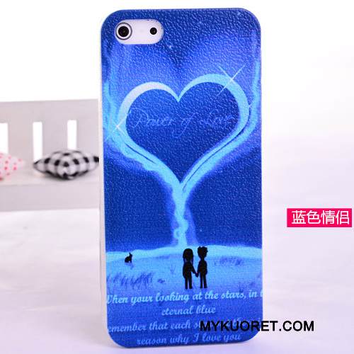 Kuori iPhone 5/5s Suojaus Kukkakuvio Puhelimen Kuoret, Kotelo iPhone 5/5s Monivärinen