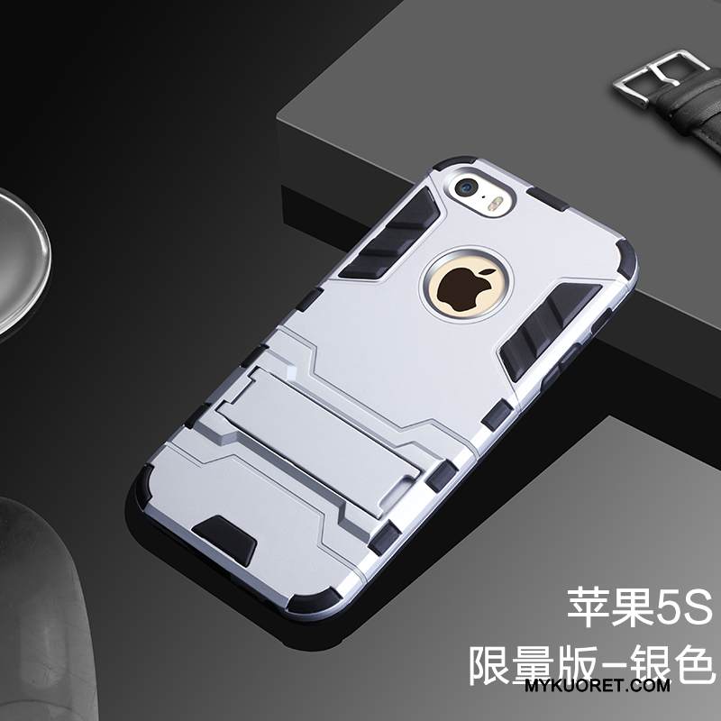 Kuori iPhone 5/5s Suojaus Murtumaton Puhelimen Kuoret, Kotelo iPhone 5/5s Laukut Pesty Suede Kova