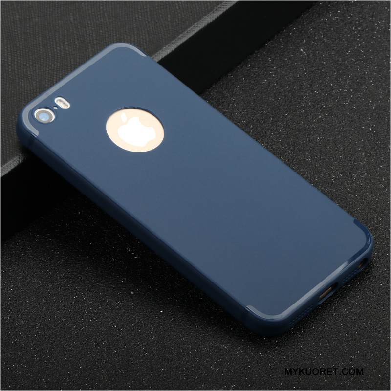 Kuori iPhone 5/5s Suojaus Pesty Suede Puhelimen Kuoret, Kotelo iPhone 5/5s Pehmeä Neste Yksinkertainen Murtumaton