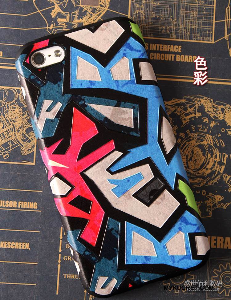 Kuori iPhone 5/5s Suojaus Puhelimen Kuoret Murtumaton, Kotelo iPhone 5/5s Pehmeä Neste Trendi