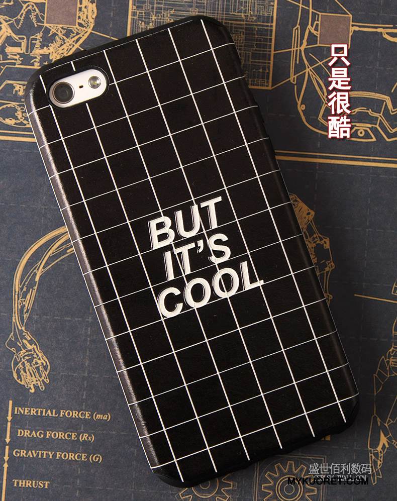 Kuori iPhone 5/5s Suojaus Puhelimen Kuoret Murtumaton, Kotelo iPhone 5/5s Pehmeä Neste Trendi