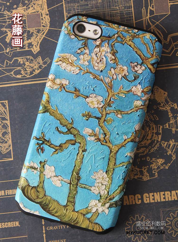 Kuori iPhone 5/5s Suojaus Puhelimen Kuoret Murtumaton, Kotelo iPhone 5/5s Pehmeä Neste Trendi