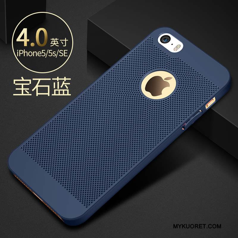 Kuori iPhone 5/5s Suojaus Puhelimen Kuoret Tummansininen, Kotelo iPhone 5/5s Trendi Säteilevä