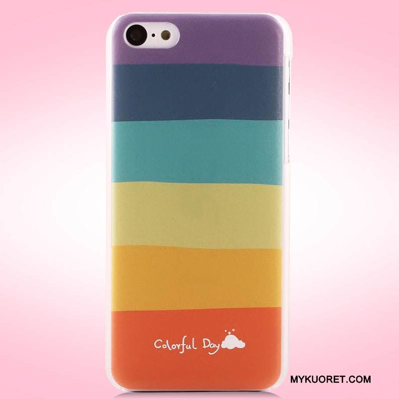 Kuori iPhone 5c Maalaus Sininen Kova, Kotelo iPhone 5c Suojaus Puhelimen Kuoret