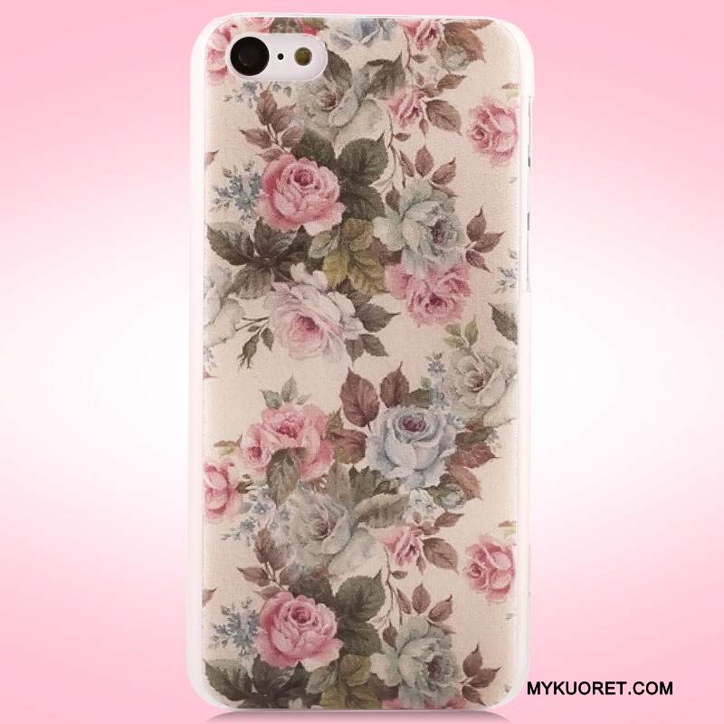 Kuori iPhone 5c Maalaus Sininen Kova, Kotelo iPhone 5c Suojaus Puhelimen Kuoret