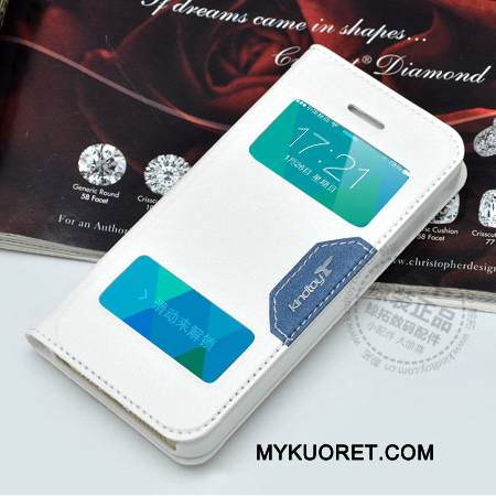 Kuori iPhone 5c Nahka Puhelimen Kuoret Oranssi, Kotelo iPhone 5c Suojaus