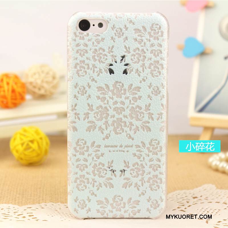 Kuori iPhone 5c Nahka Ultra Muokata, Kotelo iPhone 5c Suojaus Puhelimen Kuoret Sininen