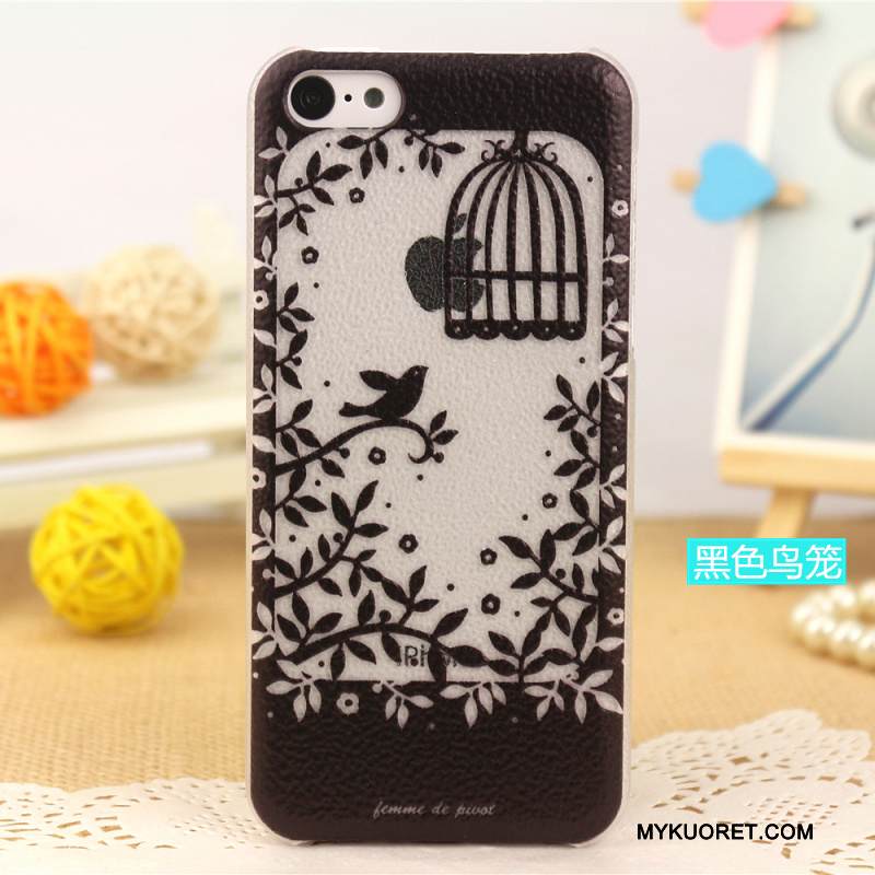 Kuori iPhone 5c Nahka Ultra Muokata, Kotelo iPhone 5c Suojaus Puhelimen Kuoret Sininen