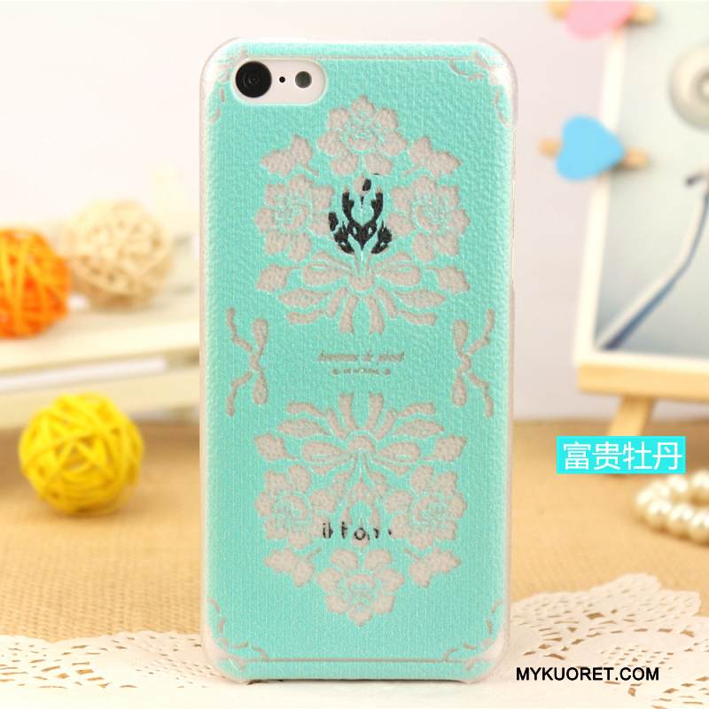 Kuori iPhone 5c Nahka Ultra Muokata, Kotelo iPhone 5c Suojaus Puhelimen Kuoret Sininen