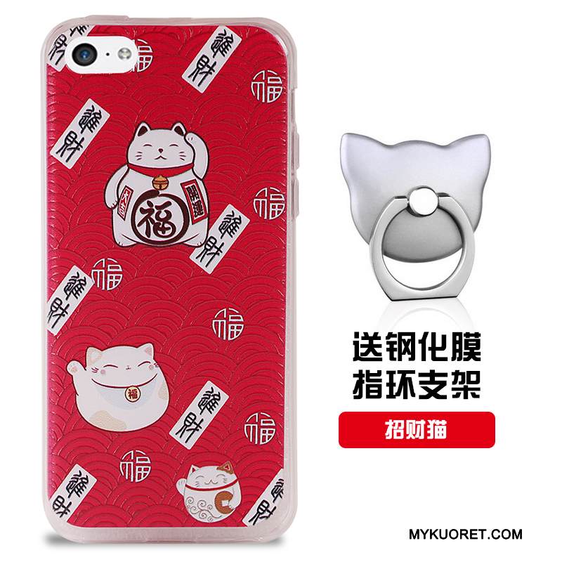 Kuori iPhone 5c Silikoni Puhelimen Kuoret Valkoinen, Kotelo iPhone 5c Pehmeä Neste Murtumaton Malli