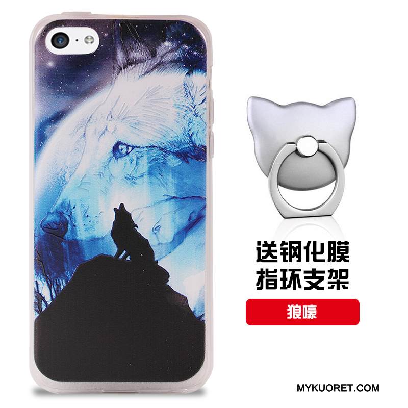 Kuori iPhone 5c Silikoni Puhelimen Kuoret Valkoinen, Kotelo iPhone 5c Pehmeä Neste Murtumaton Malli