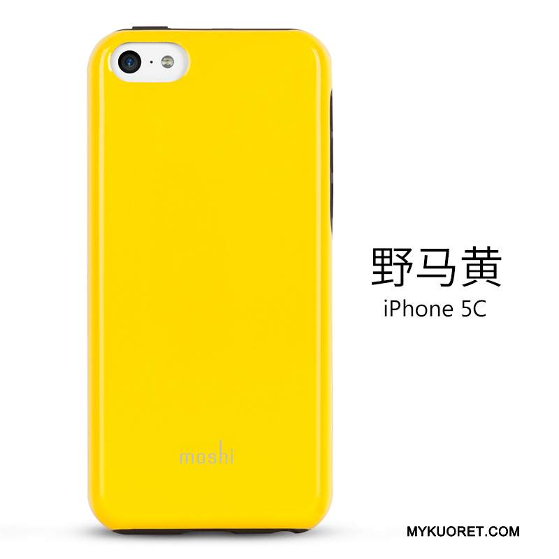 Kuori iPhone 5c Suojaus Ohut Ultra, Kotelo iPhone 5c Puhelimen Kuoret Keltainen