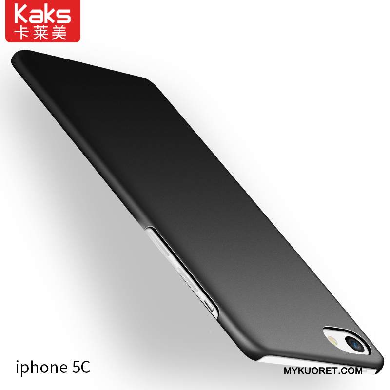 Kuori iPhone 5c Suojaus Punainen Pesty Suede, Kotelo iPhone 5c Laukut Yksinkertainen Kova