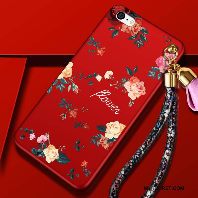 Kuori iPhone 5c Suojaus Ripustettavat Koristeet Puhelimen Kuoret, Kotelo iPhone 5c Laukut Trendi Punainen