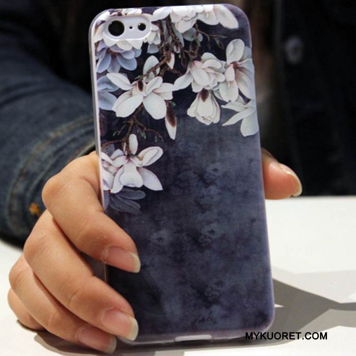 Kuori iPhone 5c Suojaus Sininen Trendi, Kotelo iPhone 5c Monivärinen Murtumaton Puhelimen Kuoret