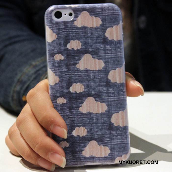 Kuori iPhone 5c Suojaus Sininen Trendi, Kotelo iPhone 5c Monivärinen Murtumaton Puhelimen Kuoret