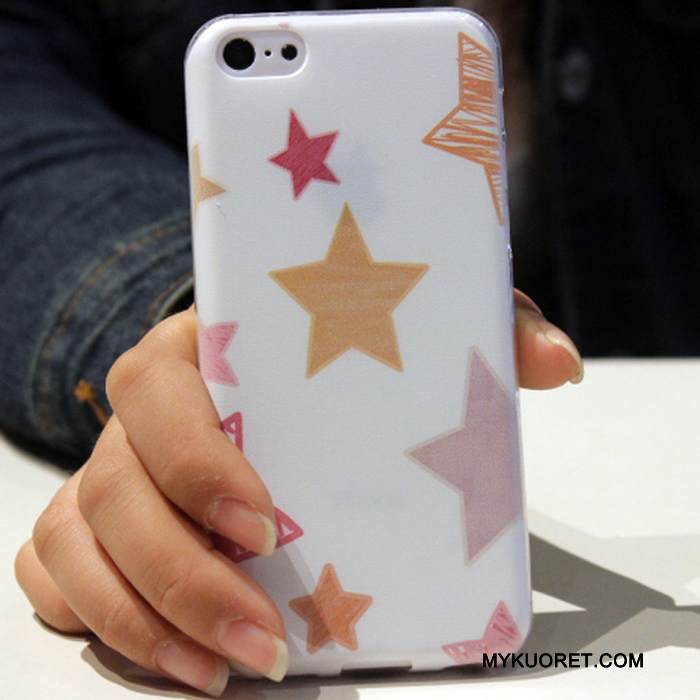 Kuori iPhone 5c Suojaus Sininen Trendi, Kotelo iPhone 5c Monivärinen Murtumaton Puhelimen Kuoret