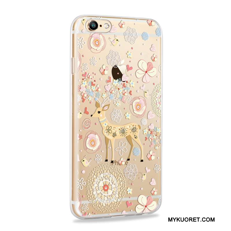 Kuori iPhone 6/6s Laukut Murtumaton Puhelimen Kuoret, Kotelo iPhone 6/6s Pehmeä Neste Ohut Violetti