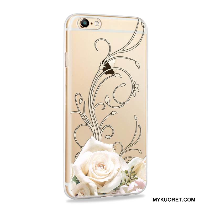 Kuori iPhone 6/6s Laukut Murtumaton Puhelimen Kuoret, Kotelo iPhone 6/6s Pehmeä Neste Ohut Violetti