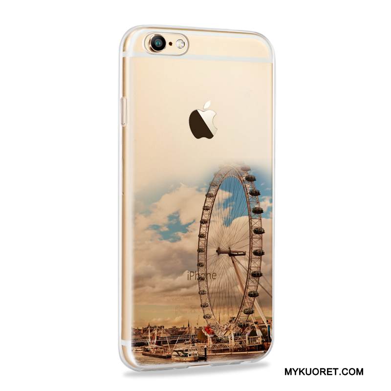 Kuori iPhone 6/6s Laukut Murtumaton Puhelimen Kuoret, Kotelo iPhone 6/6s Pehmeä Neste Ohut Violetti