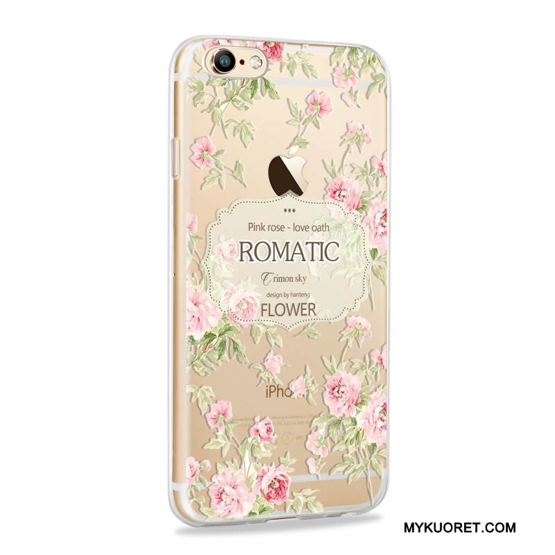 Kuori iPhone 6/6s Laukut Murtumaton Puhelimen Kuoret, Kotelo iPhone 6/6s Pehmeä Neste Ohut Violetti