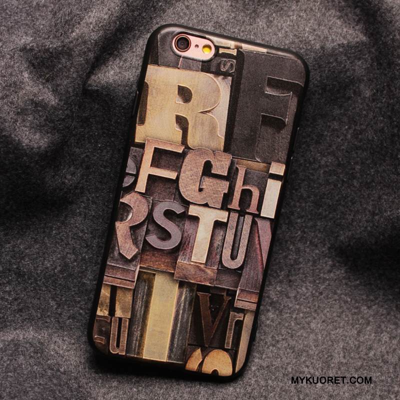 Kuori iPhone 6/6s Laukut Pesty Suede Persoonallisuus, Kotelo iPhone 6/6s Suojaus Puhelimen Kuoret Tide-brändi