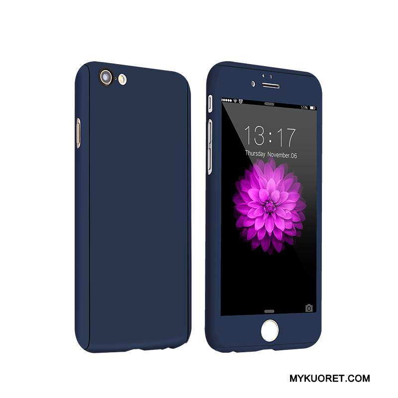 Kuori iPhone 6/6s Laukut Puhelimen Kuoret Pesty Suede, Kotelo iPhone 6/6s Violetti Kova