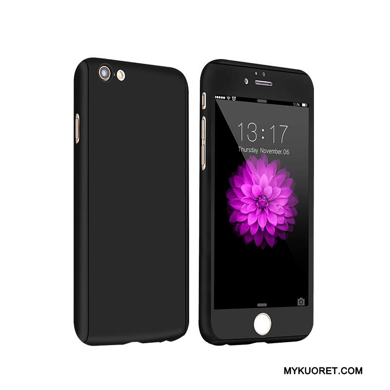Kuori iPhone 6/6s Laukut Puhelimen Kuoret Pesty Suede, Kotelo iPhone 6/6s Violetti Kova