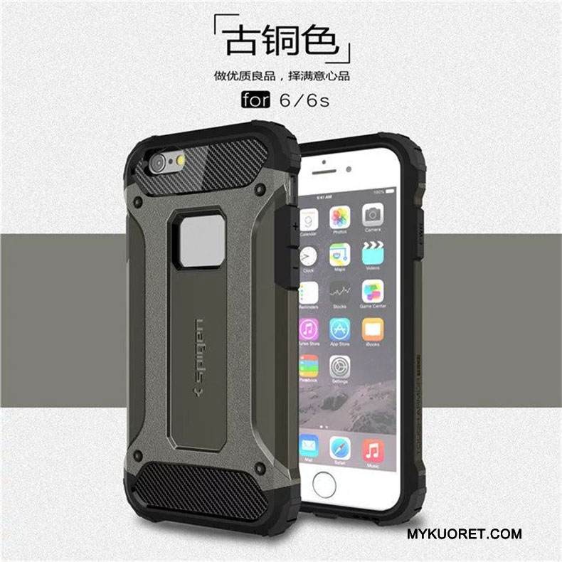 Kuori iPhone 6/6s Laukut Suupaltti Puhelimen Kuoret, Kotelo iPhone 6/6s Suojaus Jauhe Murtumaton