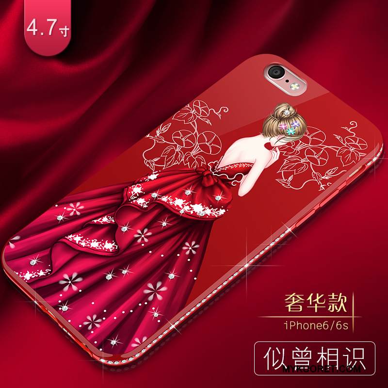 Kuori iPhone 6/6s Luova Murtumaton Vihreä, Kotelo iPhone 6/6s Suojaus Puhelimen Kuoret