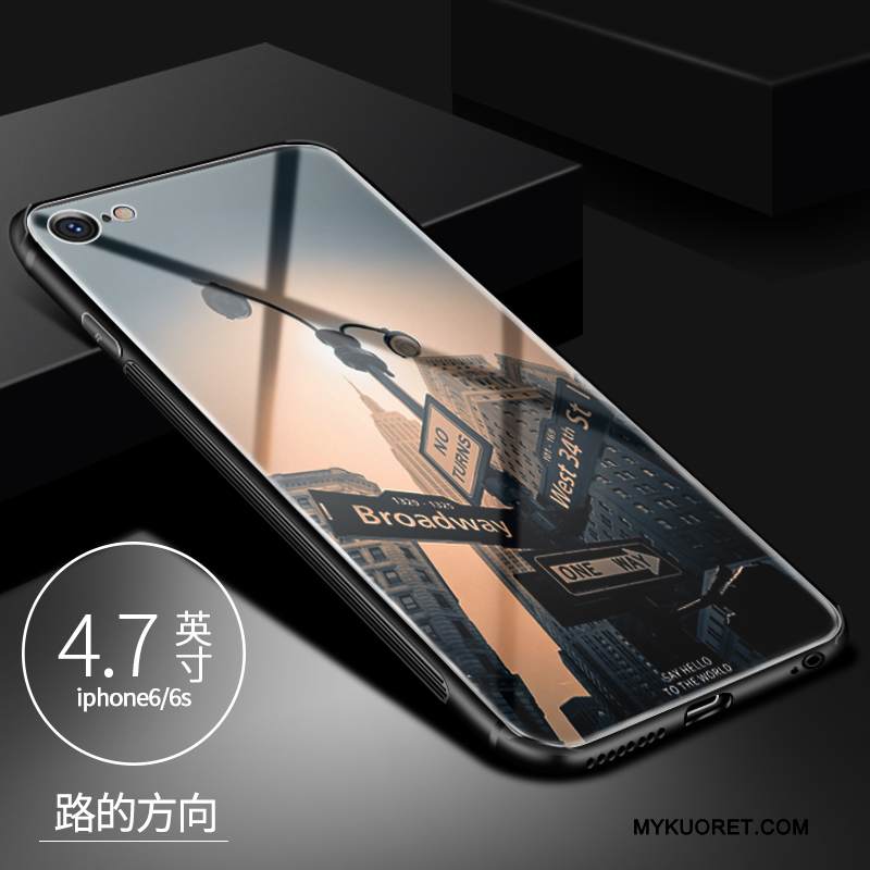 Kuori iPhone 6/6s Luova Persoonallisuus Trendi, Kotelo iPhone 6/6s Suojaus Murtumaton Violetti