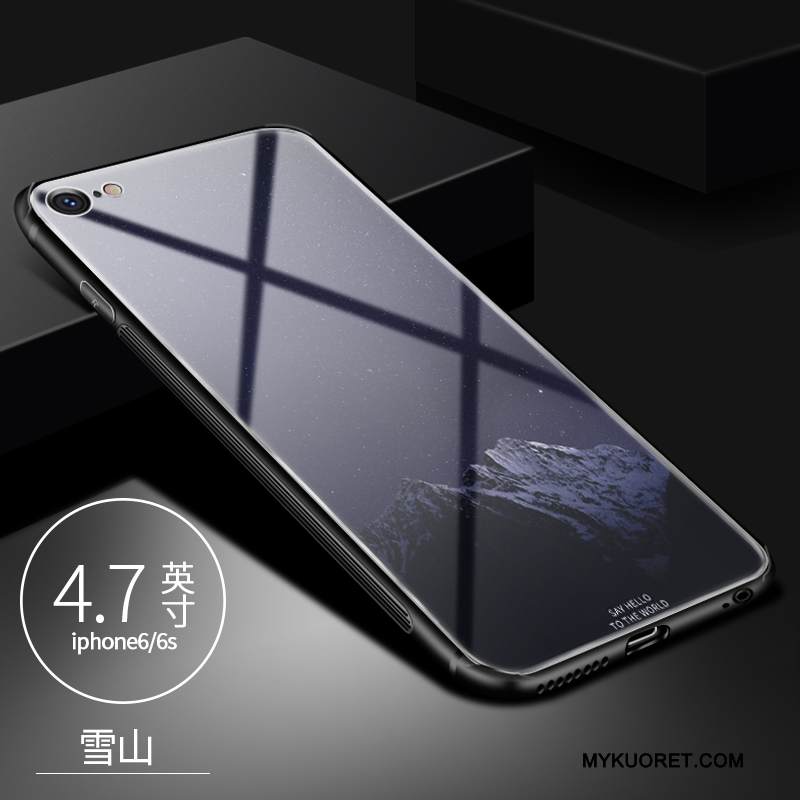 Kuori iPhone 6/6s Luova Persoonallisuus Trendi, Kotelo iPhone 6/6s Suojaus Murtumaton Violetti