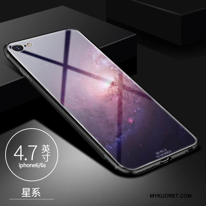 Kuori iPhone 6/6s Luova Persoonallisuus Trendi, Kotelo iPhone 6/6s Suojaus Murtumaton Violetti