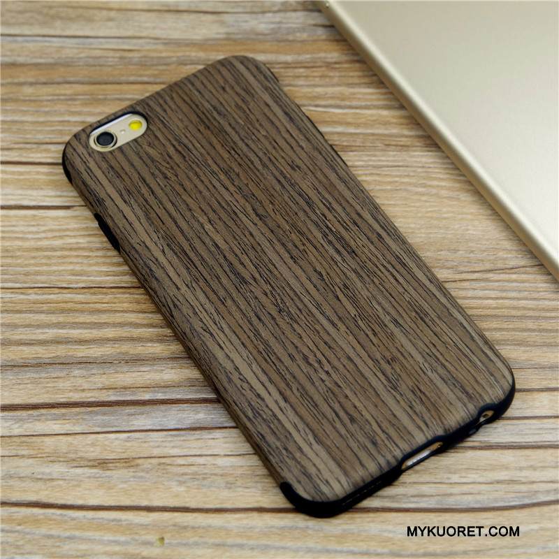 Kuori iPhone 6/6s Massiivipuu Puhelimen Kuoret Valkoinen, Kotelo iPhone 6/6s Puulajit Harmaa