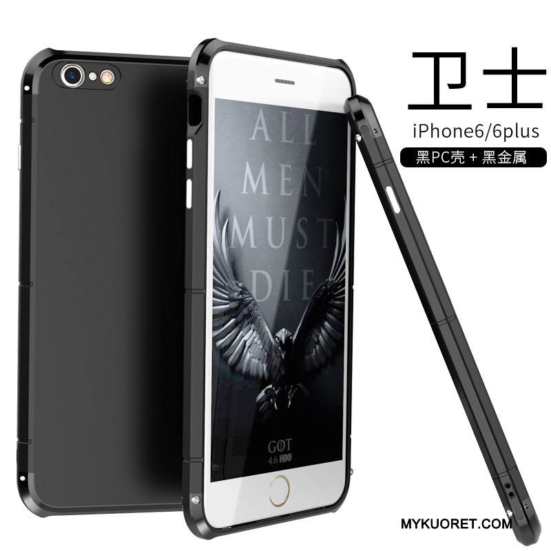 Kuori iPhone 6/6s Metalli Puhelimen Kuoret Pesty Suede, Kotelo iPhone 6/6s Laukut Violetti Tide-brändi