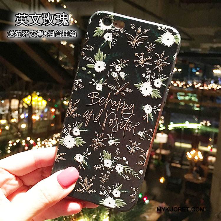 Kuori iPhone 6/6s Monivärinen Murtumaton Ripustettavat Koristeet, Kotelo iPhone 6/6s Laukut Rengas Puhelimen Kuoret