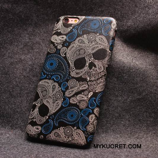 Kuori iPhone 6/6s Monivärinen Persoonallisuus Pesty Suede, Kotelo iPhone 6/6s Kohokuviointi Puhelimen Kuoret Murtumaton