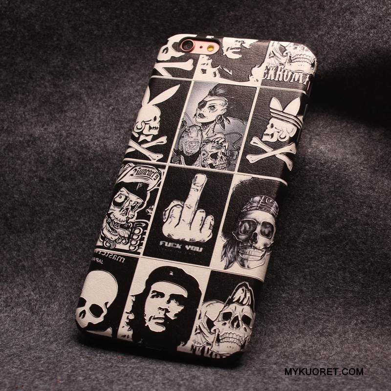 Kuori iPhone 6/6s Monivärinen Persoonallisuus Pesty Suede, Kotelo iPhone 6/6s Kohokuviointi Puhelimen Kuoret Murtumaton