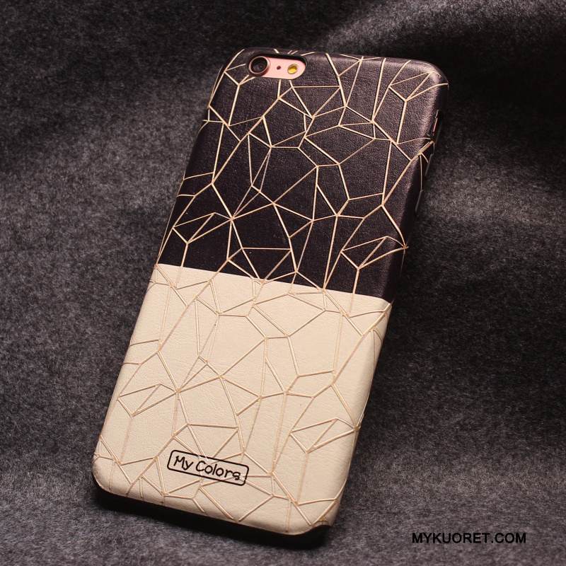 Kuori iPhone 6/6s Monivärinen Persoonallisuus Pesty Suede, Kotelo iPhone 6/6s Kohokuviointi Puhelimen Kuoret Murtumaton