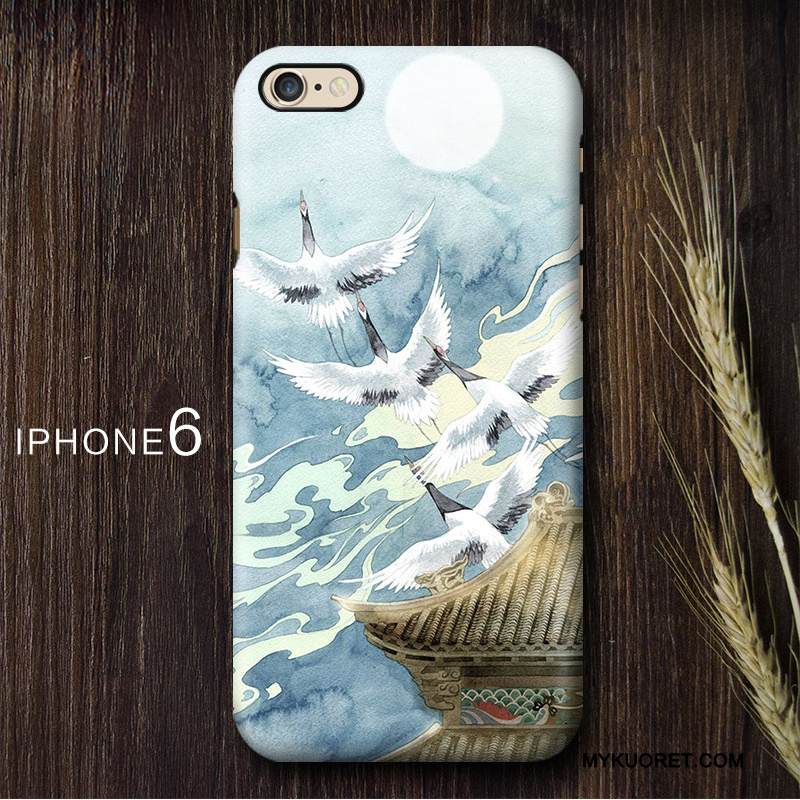 Kuori iPhone 6/6s Monivärinen Puhelimen Kuoret Double Hame, Kotelo iPhone 6/6s Vuosikerta Kiinalainen Tyyli