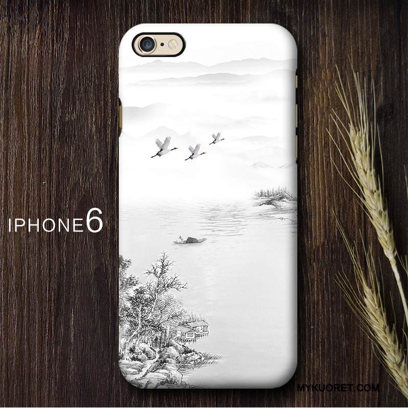 Kuori iPhone 6/6s Monivärinen Puhelimen Kuoret Double Hame, Kotelo iPhone 6/6s Vuosikerta Kiinalainen Tyyli