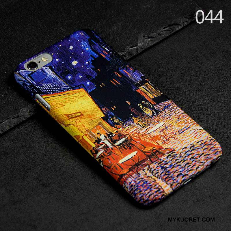 Kuori iPhone 6/6s Monivärinen Puhelimen Kuoret Ohut, Kotelo iPhone 6/6s Suojaus Pesty Suede Ultra